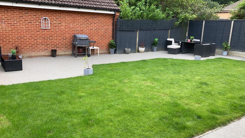 This is a photo of a Resin patio carried out in a district of Liverpool. All works done by Resin Driveways Liverpool